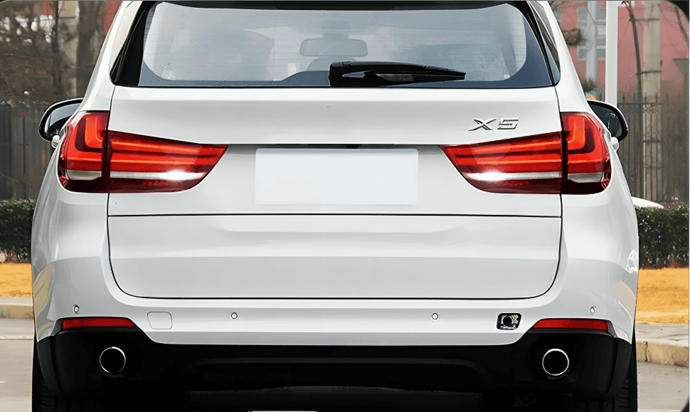 BMW X5 F15 OE Plus tail lights upgrade by K2 Industries, featuring sleek LED design for 2014-2018 models.