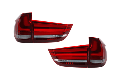 BMW X5 F15 OE Plus tail lights upgrade by K2 Industries, showing sleek LED tail light assembly for models 2014-2018.