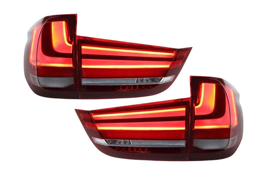 BMW X5 F15 tail lights upgrade by K2 Industries, featuring sleek LED tail light design for 2014-2018 models.
