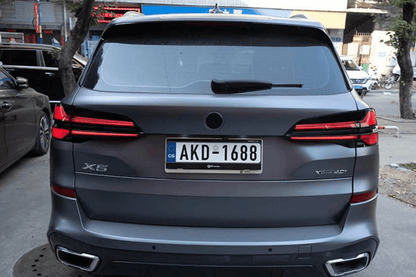 BMW X5 G05 LCI style upgrade DRL tail lights by K2 Industries, featuring sleek LED design for 2019-2024 models.