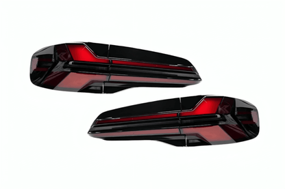 BMW X5 G05 LCI Style upgrade DRL tail lights by K2 Industries, showcasing sleek LED tail light design for 2019-2024 models.