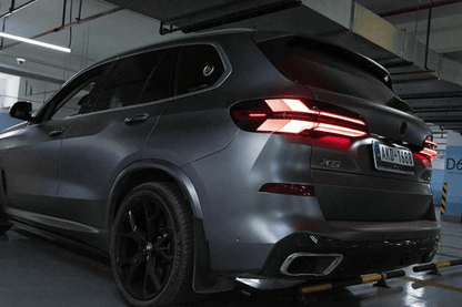 BMW X5 G05 LCI Style upgrade DRL tail lights by K2 Industries, featuring modern LED design for 2019-2024 models.