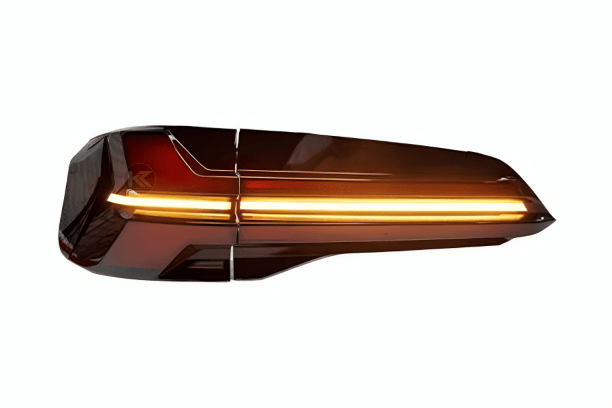 BMW X5 G05 LCI style upgrade DRL tail lights by K2 Industries, showcasing sleek LED tail light design for 2019-2024 models.