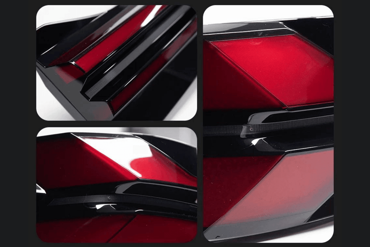 BMW X5 G05 LCI Style upgrade DRL tail lights by K2 Industries, showing sleek LED design with modern tail light features.