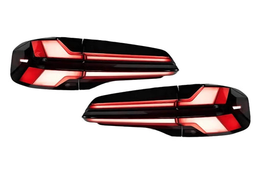 BMW X5 G05 LCI Style upgrade DRL tail lights by K2 Industries, showcasing modern LED tail light design for 2019-2024 models.
