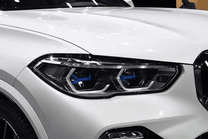 BMW X5 G05 projector headlights with modern blue accent upgrade by K2 Industries, designed for models 2019 to 2024.