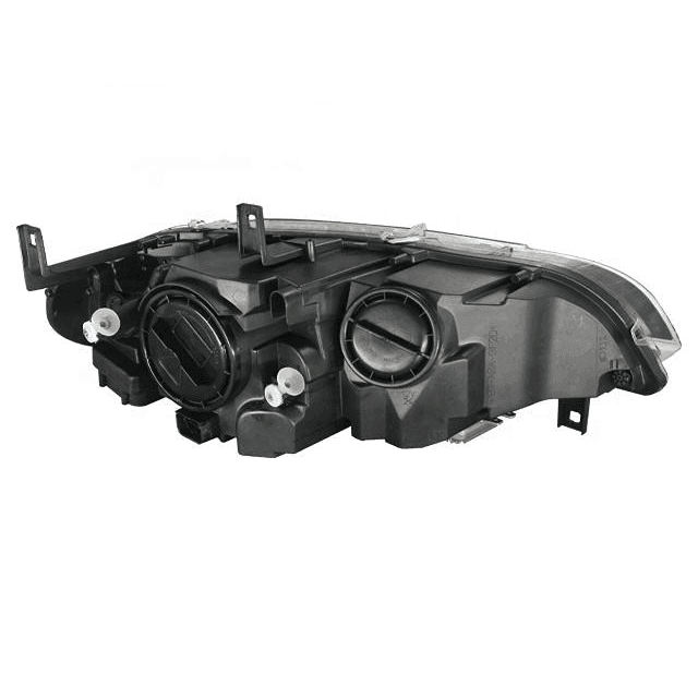 BMW X6 (E71) OE and headlight upgrade by K2 Industries, showing detailed car headlights for 2008-2014 model.
