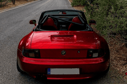 BMW Z3 OEM style smoked tail lights by K2 Industries, showing sleek black-tinted design for 1990-1999 models