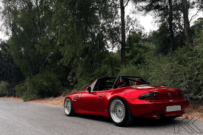 BMW Z3 OEM style smoked tail lights by K2 Industries, showing sleek, tinted tail light design for 1990-1999 BMW Z3.