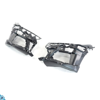 BMW 3 Series G20 M Sport style front bumper conversion kit by E3Tuning, shown with sleek polypropylene design and sporty detailing.