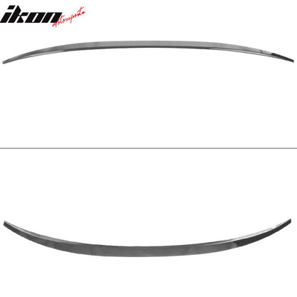 BMW F26 X4 trunk spoiler with carbon fiber print from K2 Industries, designed for 2015-2018 models, featuring a sleek aerodynamic style.