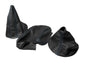 Genuine leather BMW E36 E46 3 Series center console armrest cover with shift and handbrake boot, black upholstery.