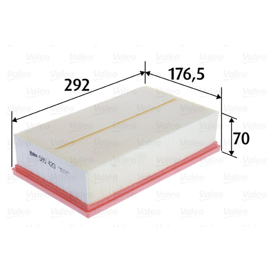 LX3502 MAHLE AIR FILTER OE# 5Q0129620D AUDI VW 2.0L 2019-2026