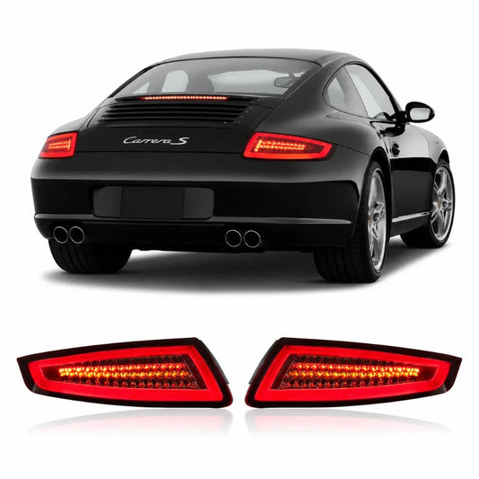 Porsche 911 997 LED Tail Lights with Daytime Running Lights 2005-2008