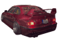 BMW E36 M3 rear bumper splats by K2 Industries, close-up of black protective rear splats on the car's bumper.