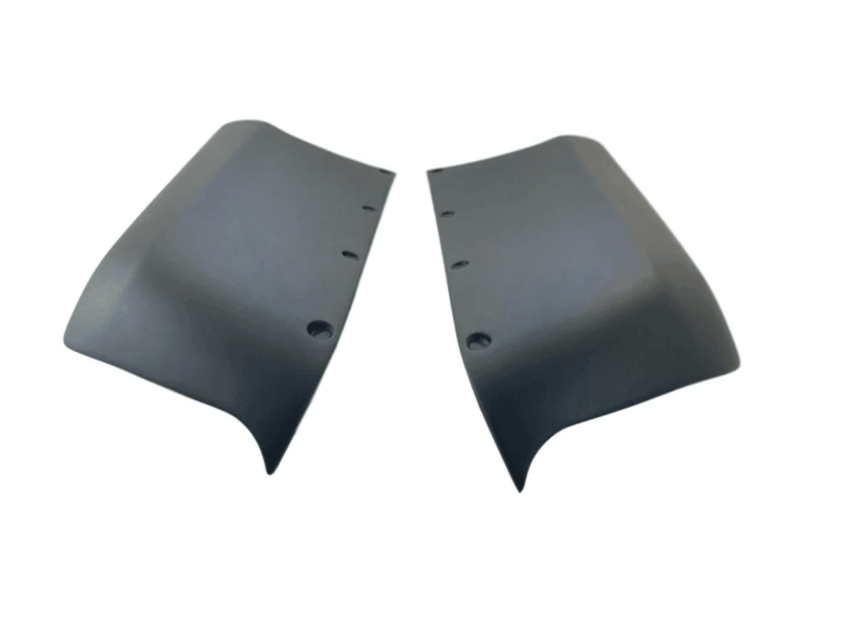 BMW E36 M3 rear bumper splats by K2 Industries, showing black protective splats on the rear bumper of the 1990-1999 model.