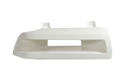 BMW 3 Series E36 headlight duct by K2 Industries, showcasing the black plastic design and mounting details for model years 1990-1999.