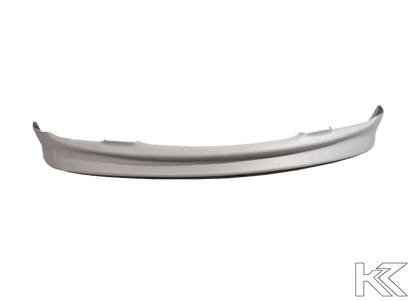 BMW E46 Sedan/Touring front lip in JDM style V1 by K2 Industries, showcasing the sleek aerodynamic design for 1999-2006 models.