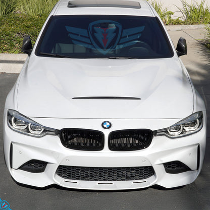 2012-2021 BMW 2/3/4 Series (F2X/F3X) & M2/M3/M4 (F87/F8X) GTS Style Carbon Fiber Hood Vent | FYBR Aerodynamics