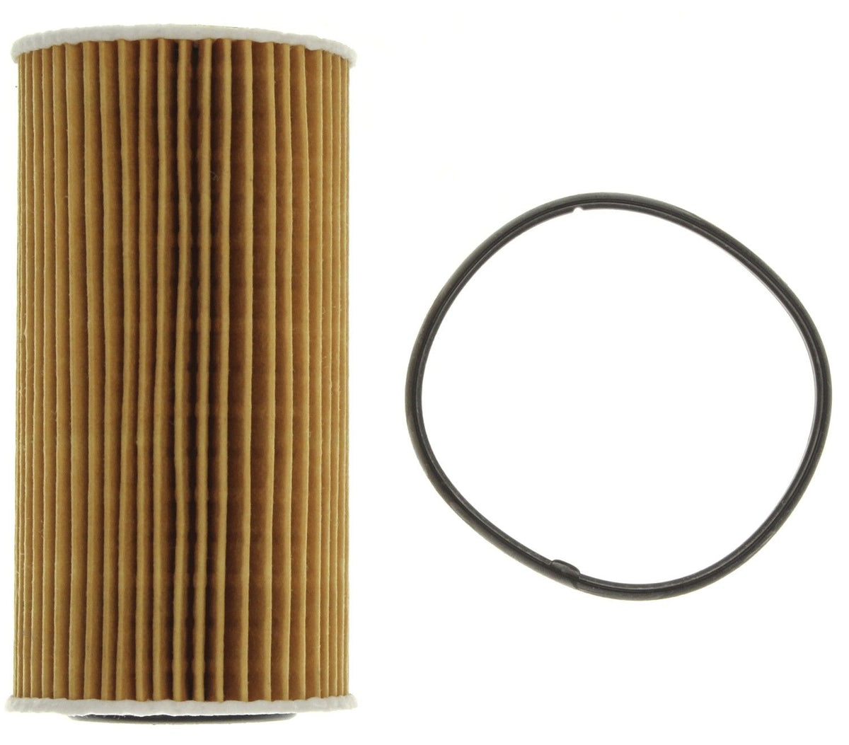 WorldPac MAHLE oil filter OX379D for Audi, VW, Porsche engine, showing the cylindrical filter element with brand markings.