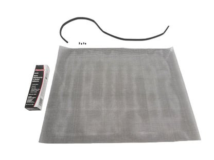 GoWesty sliding window screen fix kit with tools and components for repairing or replacing window screens in vehicles.