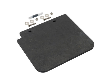 GoWesty Vanagon mud flap repair kit with black rubber patches and tools for easy replacement and maintenance.