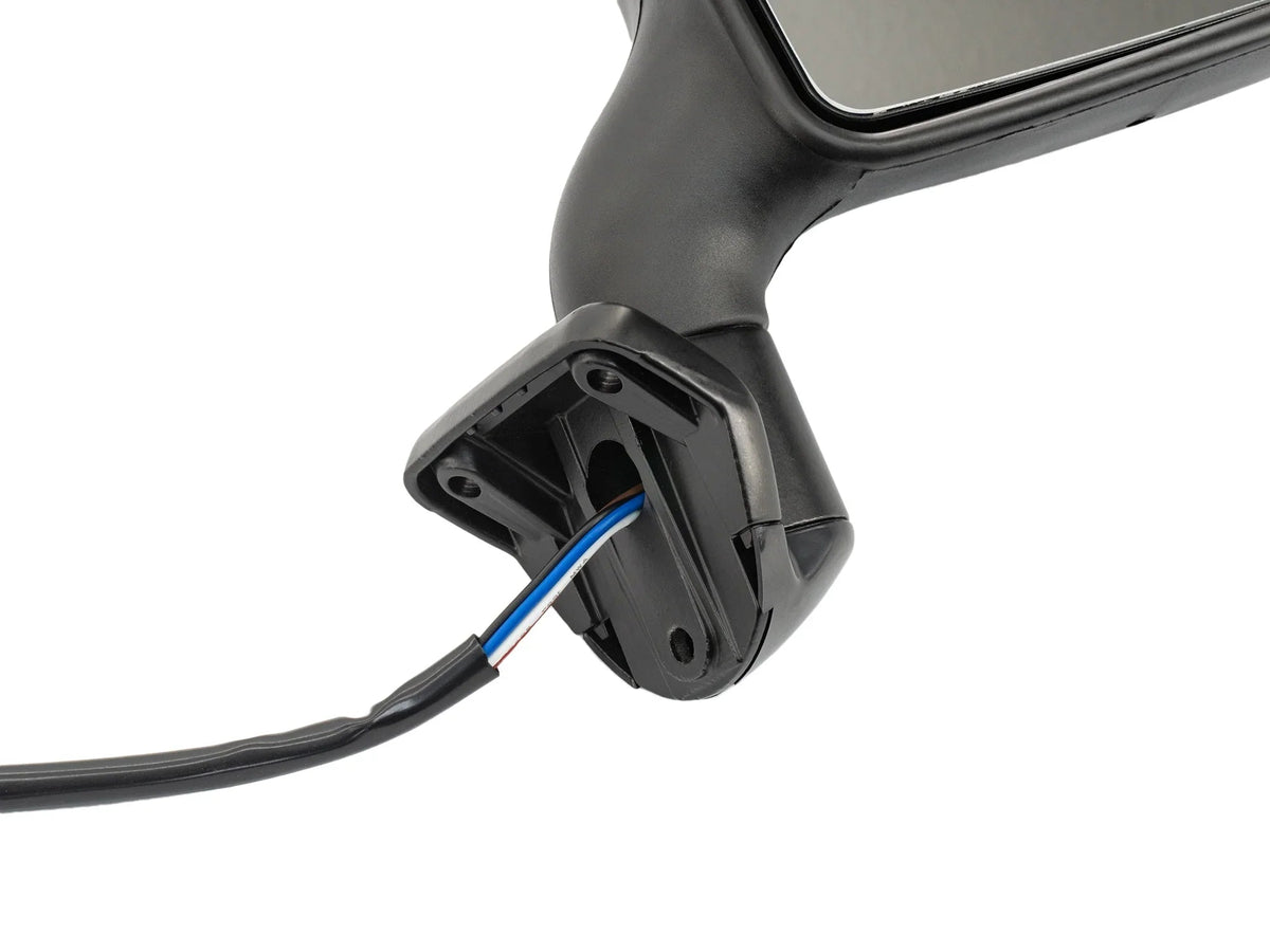 GoWesty Power Mirror, passenger side (LHD) black exterior mirror assembly