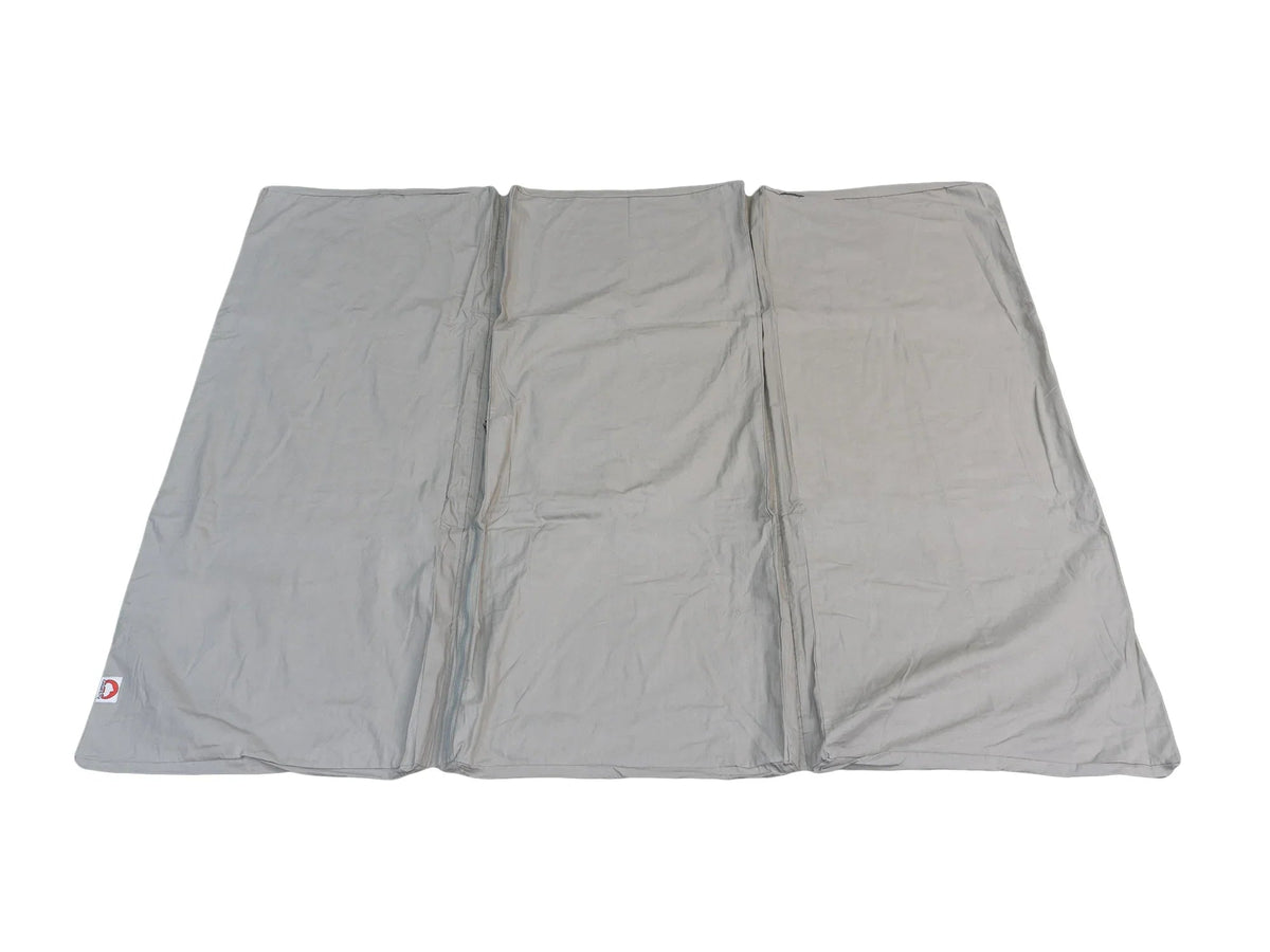 GoWesty slip-cover for large mattress topper, showing fitted fabric cover designed to protect and extend mattress comfort.
