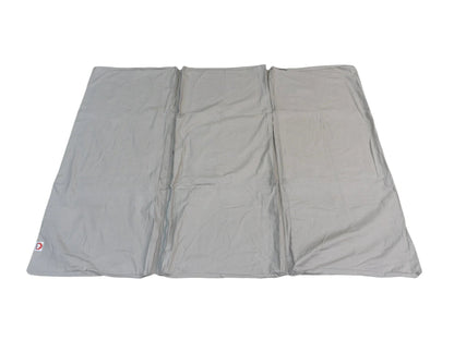 GoWesty slip-cover for large mattress topper, showing fitted fabric cover designed to protect and extend mattress comfort.