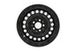GoWesty 15-inch steel wheel for bus and Vanagon, suitable for 2WD and 4WD models, shown in a full view.