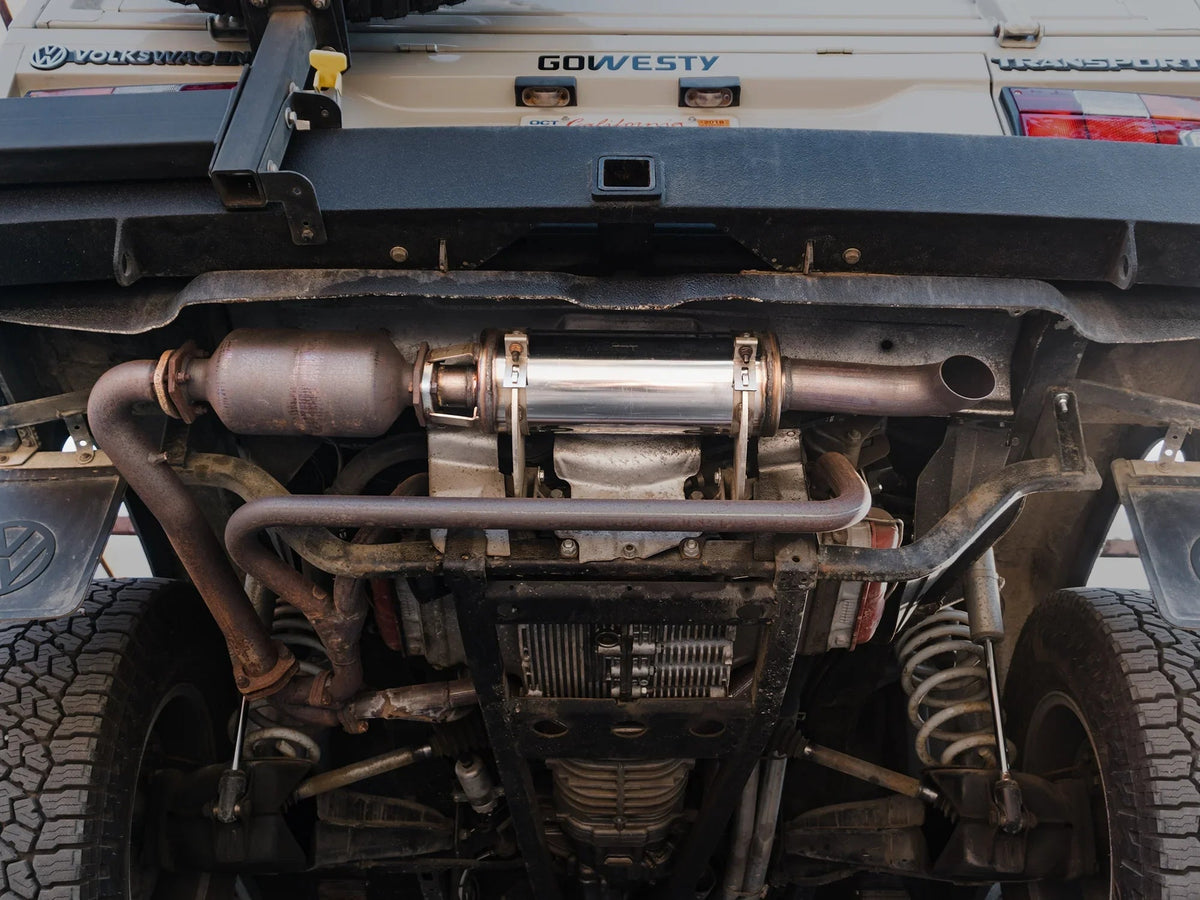 GoWesty stainless muffler and tail pipe sport version exhaust system for van