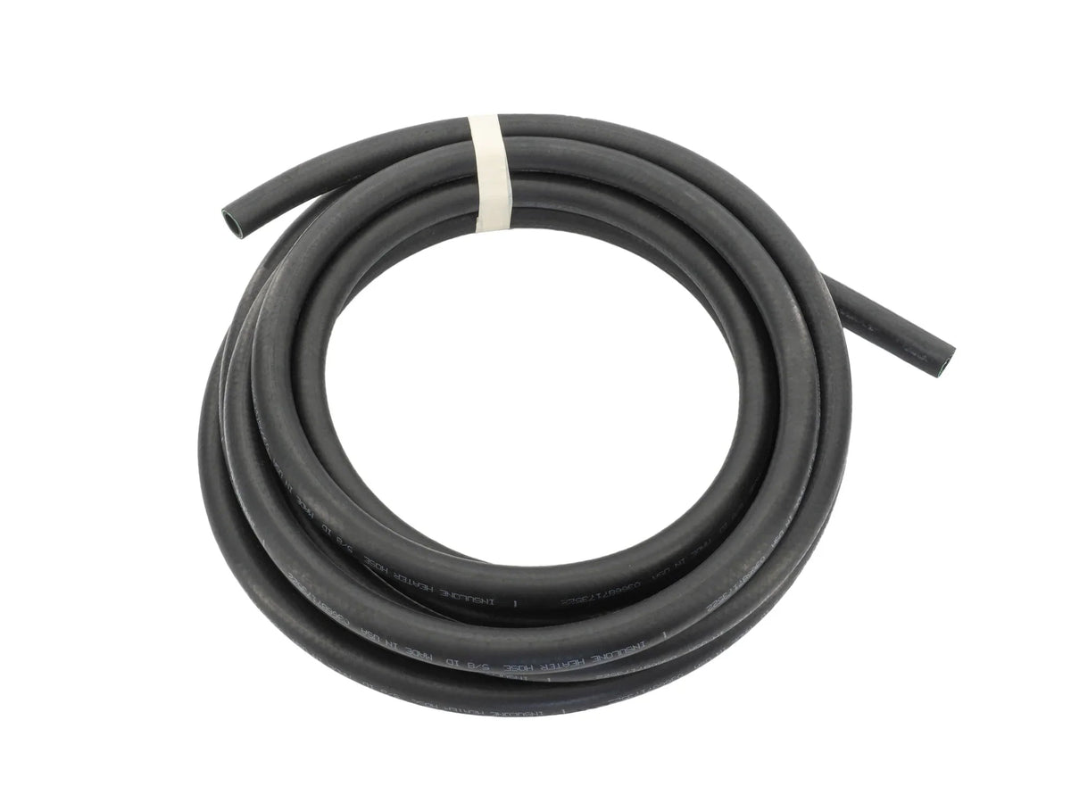 GoWesty 16mm heater hose for Vanagon, showing flexible rubber tubing with connectors for engine heating system.