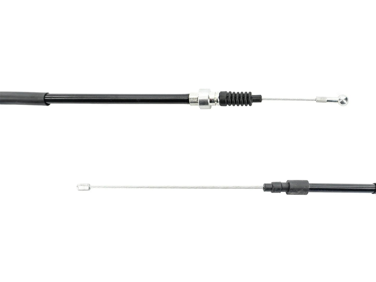 GoWesty parking cable for rear disc brake kit on Vanagon, showing the cable and related components for rear brake system.