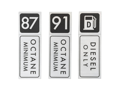 Fuel Type Decals