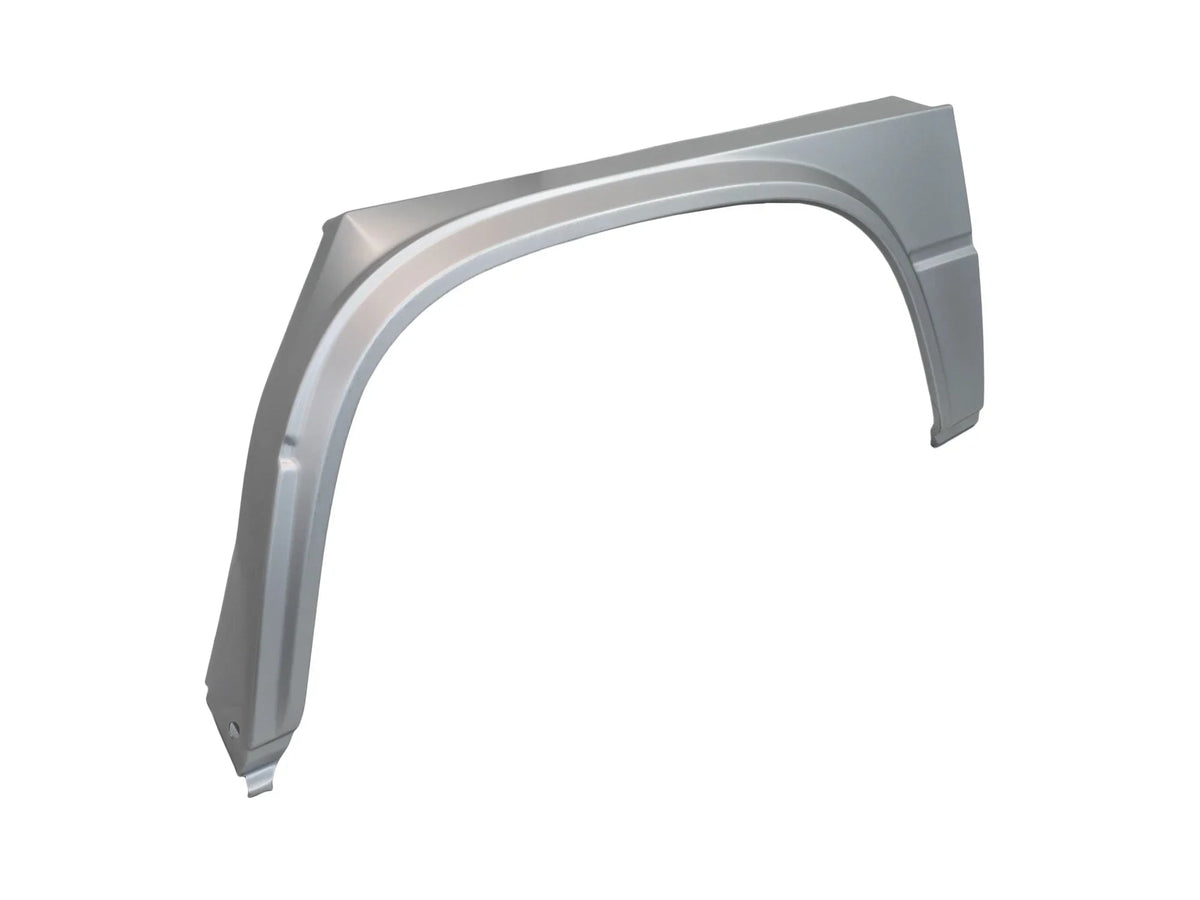 GoWesty Vanagon driver-side rear wheel arch body panel with contoured metal replacement panel design