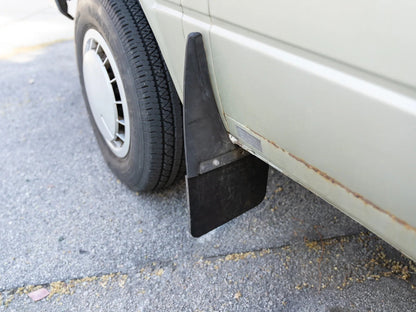 GoWesty Vanagon mud flap repair kit with replacement parts and tools for easy installation and maintenance.
