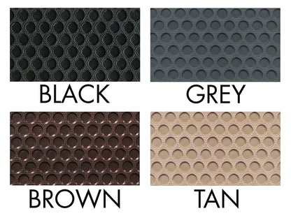 GoWesty rubber mat for Vanagon passenger rear cargo area with AC vents