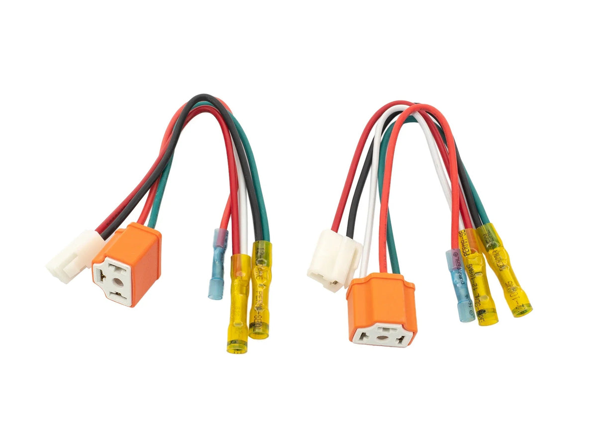 GoWesty headlight wiring harness for S.A. grille or H4 rectangular lenses