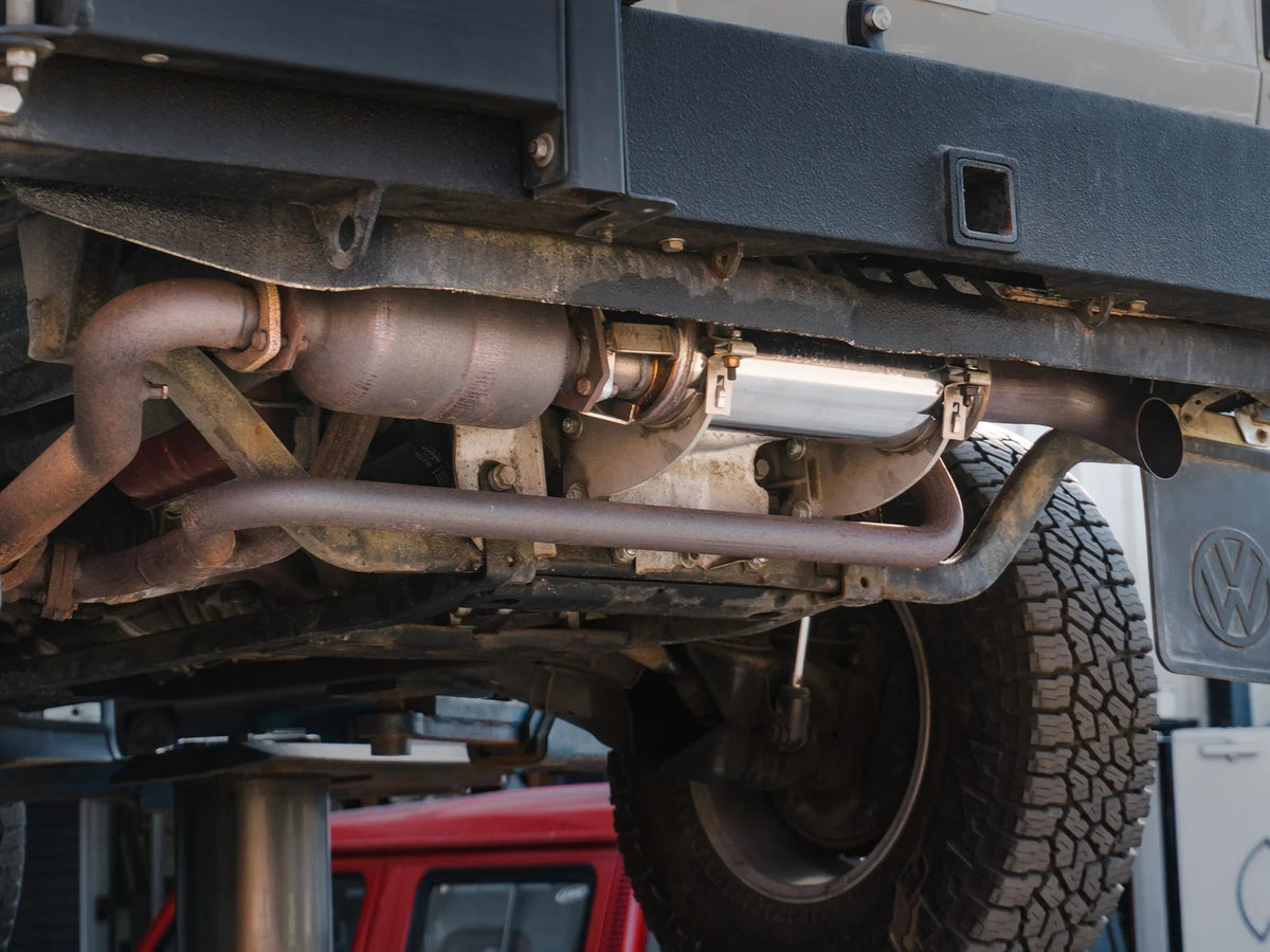 GoWesty stainless muffler and tail pipe sport version for vehicle exhaust system