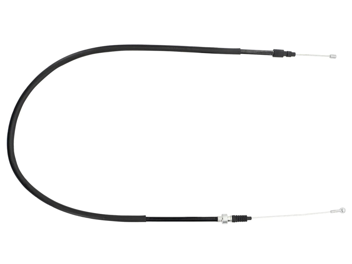 GoWesty rear disc brake parking cable kit for Vanagon, showing the durable cable and mounting hardware for rear brake system.
