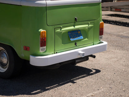 GoWesty rear bumper with integrated hitch for bus vehicles