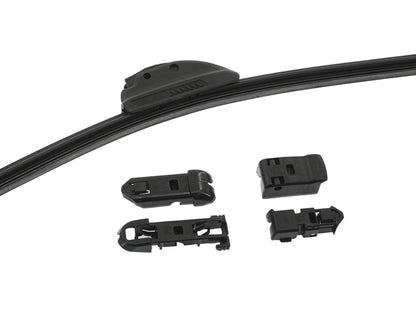 GoWesty 21-inch heavy-duty wiper blade for Vanagon, showing the durable rubber edge and metal frame for clear windshield wiping.