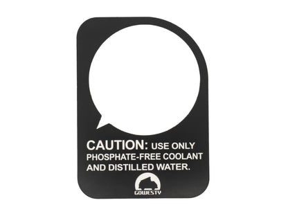 Coolant Warning Tag (Coolant Expansion Tank)[Vanagon]