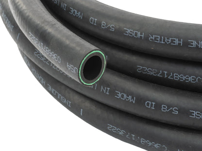GoWesty 16mm heater hose for Vanagon, flexible rubber tubing for engine heating system, shown in close-up view.