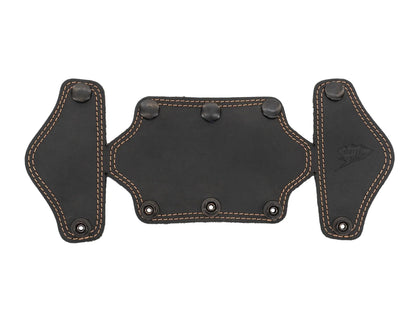 GoWesty interior leather trim kit with black leather panels and stitching for vehicle interior customization.