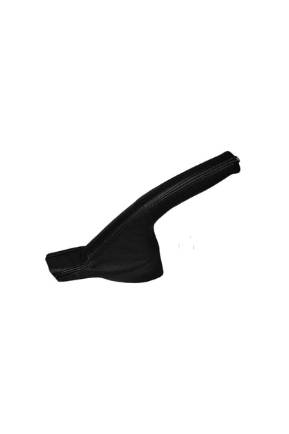 Leather parking brake boot cover for Porsche Boxster 1997-2004 911 986 996, crafted by JTS Custom Upholstery.