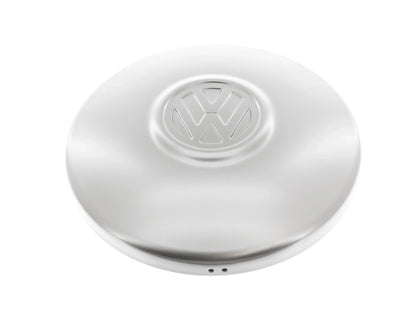 GoWesty hubcap with VW logo in silver finish