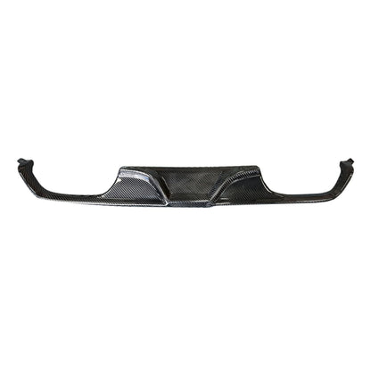 BMW 3/4 Series F80/F82/F83 carbon fiber diffuser by K2 Industries, showcasing sleek aerodynamic design and lightweight construction.