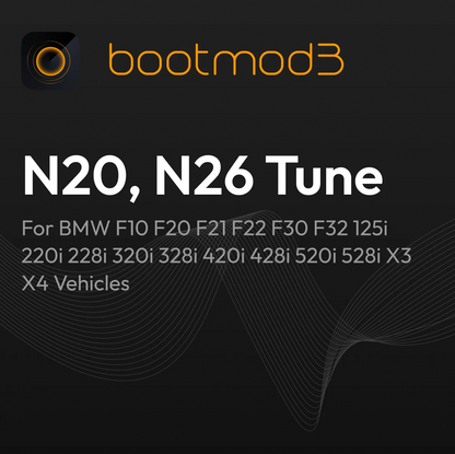 Bootmod3 N20 N26 tuning for BMW F10 F20 F21 F22 F30 F32 125i 228i 320i 328i 520i X3 X4, engine performance upgrade by BOOTMOD3 TUNING USA