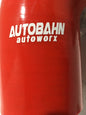 Autobahn Autoworx 90-degree elbow hose kit with durable rubber hoses and metal fittings for automotive fluid connections.